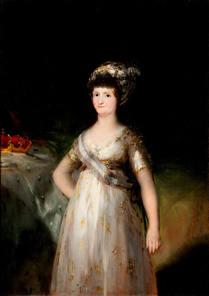 portrait de la reine Marie-Louise de Parme